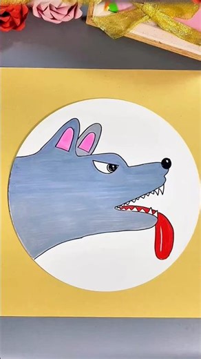 This Handprint Drawing Hack Is Genius #art #creative #shorts