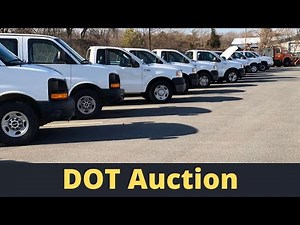 Surplus DOT Vehicle Auction Preview and Selling $$$