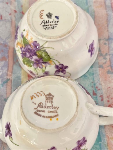 Mis-matched Sweet Violets Tea Set - Etsy