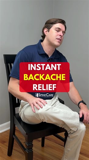 Dr. Rowe shows an easy, seated exercise that may help relieve a backache within 30 seconds. #backache #backpain #backpainrelief