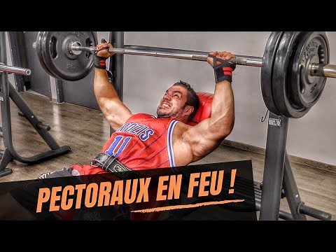 UNE SEANCE PECTORAUX ET BICEPS EXTREMEMENT DOULOUREUSE !