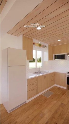 Simple 3.5x7m Dining Area and Kitchen Design