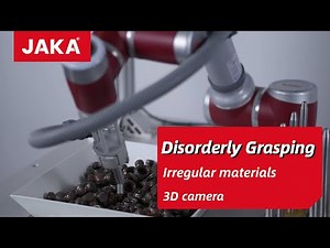 Disorderly Grasping - JAKA Cobot Uses 3D Camera to Pick and Place Irregular Materials
