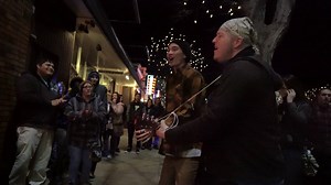 Much love to KBong and Johnny Cosmic for taking the time out of their busy night to share some beautiful music with the awesome Stick Figure fans waiting in line outside. This was shot in Fort Collins, CO on 1/28/16. | Bulldog Media