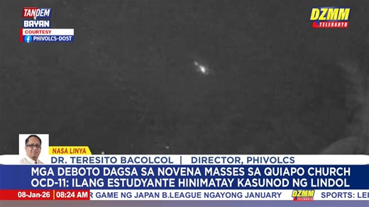 17 reactions | JUST IN: Sunod-sunod na pyroclastic density current o uson, rockfall event naitala sa bulkang #Mayon, ayon sa PHIVOLCS. Follow na sa DZMM Teleradyo Facebook page para sa balitang kumpirmado at serbisyong sigurado. | DZMM Teleradyo | Facebook