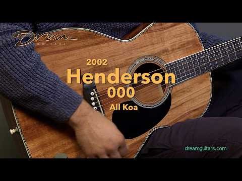 Dream Guitars - 2002 Henderson 000, All Koa #guitardemo #guitarcraft #acousticguitar