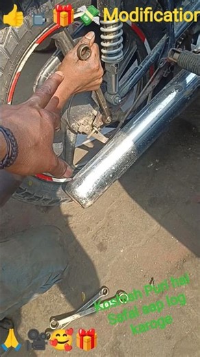 Splendor best modification big tyre as alloy wheel 🤯👍 support karo bhaiyon dikha do apni power 🙏👍🎁 .