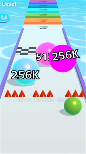 IMPOSSIBLE! 😱 | Smallest 2️⃣ White Ball Reaches Highest Tile 🔥 Ball Run Infinity #shorts