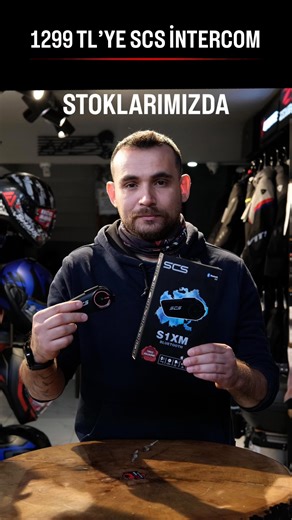 ASUF MOTOR on Instagram: "1299 TL’YE SCS’NİN BLUETOOTH İNTERCOM SETİ STOKLARIMIZDA ❗️❗️❗️ #motorcycle #scs #instagram #instagram"