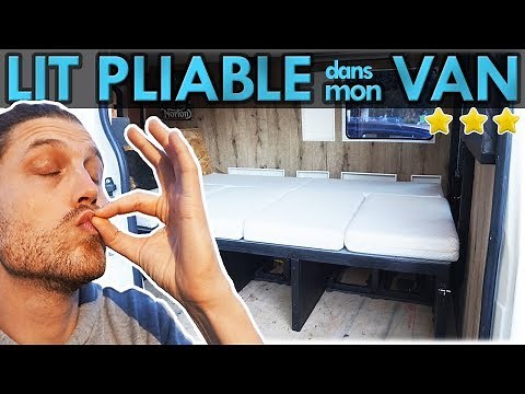 FABRIQUER SON LIT PLIABLE, SIMPLE ET TOP POUR FOURGON AMÉNAGÉ !! - VAN LIFE