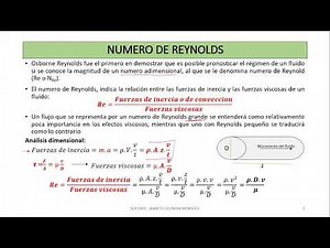 CLASS 5. TYPES OF FLOW ACCORDING TO THE REYNOLDS NUMBER