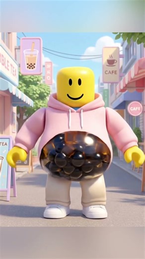 He Drank Too Much Bubble Tea… and EXPLODED 🧋💥 #roblox #shorts