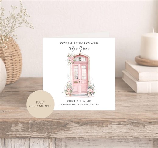 Personalised New Home Card | Congratulations on Your New Home | New Homeowners Card - Etsy