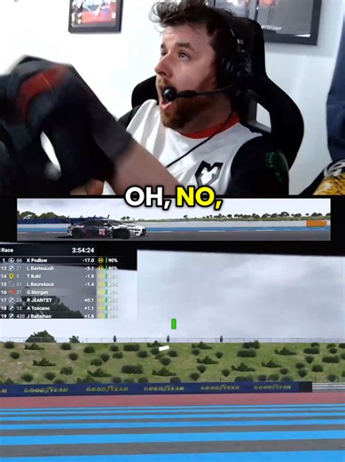 A rollercoaster of emotions in the Paul Ricard 4H on Le Mans Ultimate... 😭😭 #lemansultimate #gt3 #motorsport #simracing #paulricard