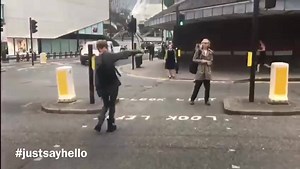843K views · 3.7K reactions | Breaking news today on the BBC Saying hello to a stranger makes our hearts glow and believe it or not almost everyone loves to chat So If you catch the glance of someone who looks interesting and you would like to talk to be brave and #justsayhello with a compliment It will transform your life. | Just say hello | Facebook