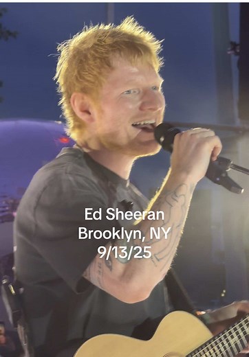 Ed Sheeran Live in Brooklyn, NY | 9/13/25 Concert Performance