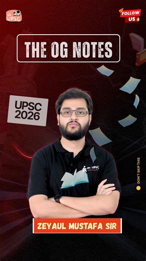 Dr. UPSC on Instagram: "You have attended classes, made notes, and practiced questions — but still, at some point, every serious UPSC aspirant feels the need for reliable, exam-oriented study material. That’s exactly why we created OG Revision Notes. These are not random notes. This is a complete PYQ-based revision system, where every important line is mapped with actual UPSC questions — year-wise. 📌 Laxmikant chapters summarized 📌 Every line linked with PYQs (2017, 2021, 2023 & more) 📌 Fully