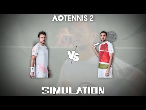 AO Tennis 2 (2020) - Stan Wawrinka vs Marin Cilic [Gameplay Simulation]