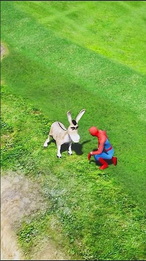 GTA 5 : DONKEY VS ELEPHANT – WHO WILL WIN? 😱🔥 #shorts #gta5
