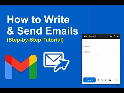 How to Write & Send Emails Step by Step Tutorial