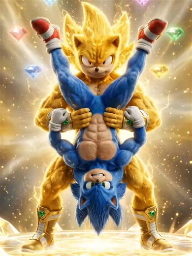 Sonic vs Shadow #sonicthehedgehog #shadowthehedgehog #wwe #ufc #mma