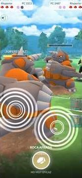Rhyperior vs Rhyperior😱😱 #pokemon #pokemongo