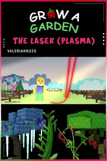 [Grow A Garden] The LASER EVENT PLASMA Mutation Animation #growagarden #roblox #animation