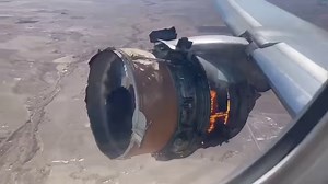 3K views · 76 reactions | WATCH: Terrifying video shows an engine of United Airlines flight 328 bound for Honolulu, Hawaii on fire. The plane was forced to return to Denver International Airport after it suffered an engine failure shortly after takeoff. No one among the passengers was hurt in the incident. | Daily Guardian | Facebook
