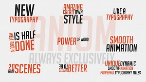 Kinetic Title Animations