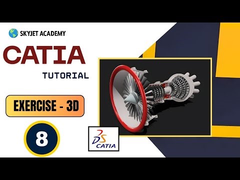 CATIA-3D -Tutorial-Exercise-08|Catia course in Coimbatore