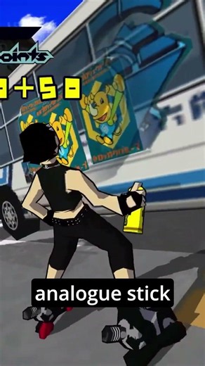Graffiti in Jet Set Radio #gamedesign #retrogaming #sega #gaming #retrogames