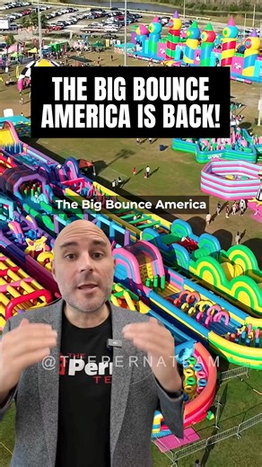 🚨 THE WORLD'S BIGGEST BOUNCE HOUSE RETURNS TO METRO DETROIT! 🚨 Ready to bounce into an unforgettable adventure? The Big Bounce America, the largest inflatable touring event on the planet, is coming to Fraser for 9 DAYS ONLY—and it's bigger and better than ever! Here's what you can expect: 🎪 GIANT Customized Bounce Castle: Endless inflatable fun, bigger than you've ever imagined! 🌌 Space Zone: Bounce among planets, rockets, and aliens for an out-of-this-world experience. 🏀 Epic Sports Arena: