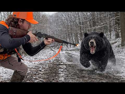 4 Days Hunting Aggressive Bear! (5 Yard Shot)