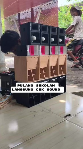 Cek sound operator e bocil lorr🤣🤣 | miniatur sound system