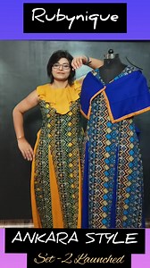 "Ankara style" African cotton fabric dresses | Rubynique