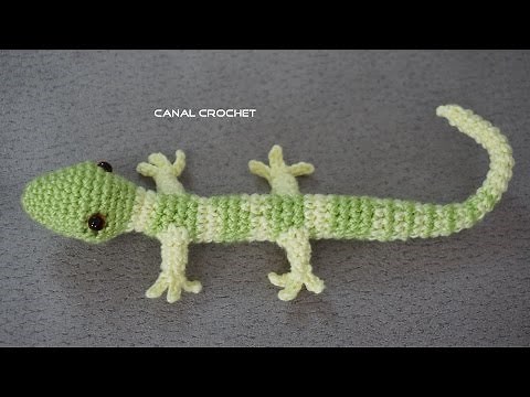 lagartija amigurumi tutorial