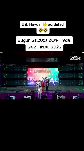 QVZ 2022 FINAL Erik Haydar 🤟 @elmurodhaqnazarov5 #qvz #qvz_uz #qvz_offical #qvz_no1 #qvz_tiktok #qvzuz #qvzfanclub #qvz_team #qvztime #qvz2022 #adrenalin #qvzlavhalar #quvnoqlar_va_zukkolar #quvnoqlarvazukkolar #qvzfinal #finalqvz #rekkaciq😂🗿 #rekka