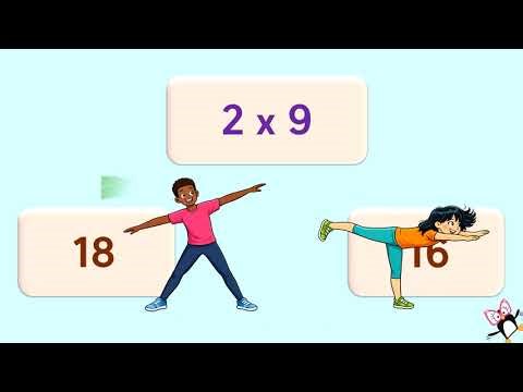 Gym de révision 28 - Table de multiplication x2 - Aurélie V