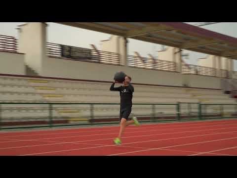 Hamstring Injury Prevention Exercise: Sphere Running Overhead Punches