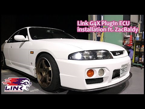 Link G4X Plug In ECU Installation - ft. ZacBaldy R33 GTST