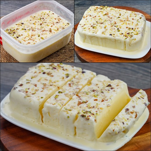 1.6M views · 19K reactions | Craving for a delicious, creamy, and easy-to-make ice cream at home? This Malai Milk Ice Cream is the perfect treat! It's soft, rich, and melts in your mouth, making it a favorite dessert for everyone. #MalaiMilkIceCream #CreamyIceCream #HomemadeIceCream #SummerTreats #EasyIceCreamRecipe | N'Oven - Cake & Cookies | Facebook