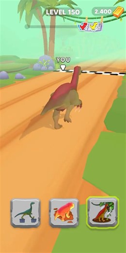 🎮 Dino Shifting Dinosaur Games Level - #150 🦖👑 #shorts #mobilegame #trex