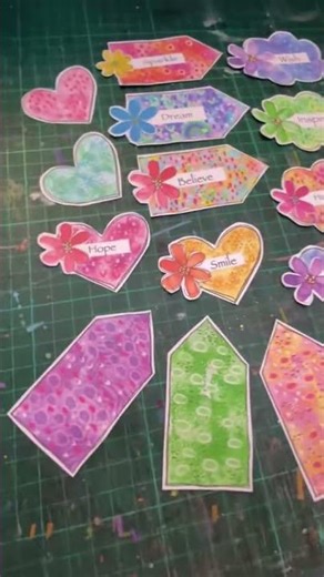 Printable Mixed Media Collage Tags - 18 Whimsical Designs for Junk Journals & Art Journaling