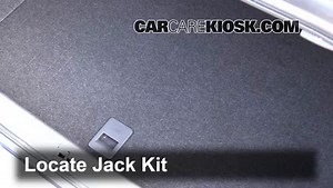 How To Jack Up a 2010 Subaru Legacy 2.5i 2.5L 4 Cyl.