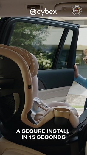 Install the CYBEX Callisto G 360 All-in-One Car Seat with confidence in seconds. | CYBEX