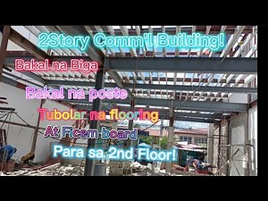 Two-2 Storey Comm'l Building | Wf Beam Post and 2nd Floor Steel Framing!