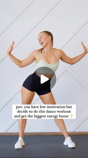 MADDIE | Workout Instructor on Instagram: "When you’ve got low motivation, but decide to do a dance workout and get the biggest energy boost ⚡️ Music and dancing is seriously the best mood booster! PART 2 of the THROWBACKS dance party is live on my YouTube channel: MadFit 拾 Get ready for 15 minutes of full body cardio! . . . . . #dance #workoutmotivation #workoutroutine #danceworkout #weightloss"