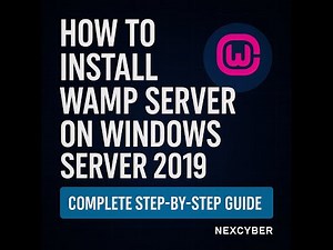 How to Install WAMP Server on Windows Server 2019 | Complete Step-by-Step Tutorial
