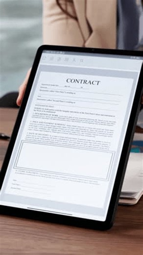 clip-4012973835-woman-signing-house-rent-contract-on-tablet