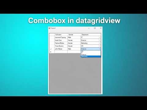 How to add a combobox in datagridview using VB.NET